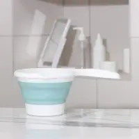 Ковш складной &laquo;Флекс&raquo;, 1 л, 27&times;16,5&times;11 см, цвет морская волна