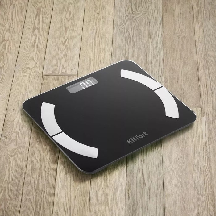 Весы напольные Kitfort КТ-814, до 180 кг, от 2хААА (в комплекте), чёрные Весы напольные Kitfort КТ-814, до 180 кг, от 2хААА (в комплекте), чёрные