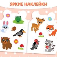 Раскраска с наклейками &laquo;Енотик&raquo;, 12 стр.