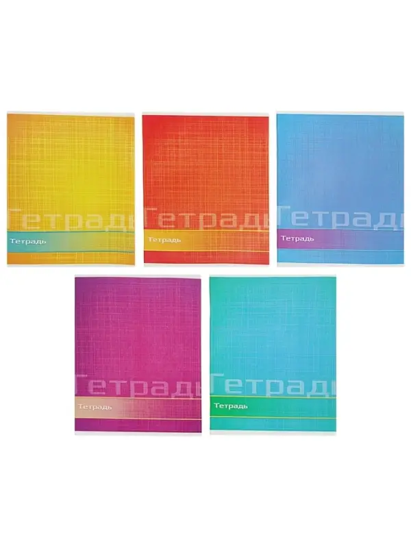Тетрадь 48 листов в линейку Calligrata &laquo;Цвет и графика&raquo;, обложка мелованная бумага, блок №2, белизна 75% (серые листы), МИКС