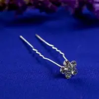 Шпилька для волос &laquo;Цветочек&raquo;, серебро