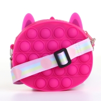 Сумка детская на молнии «Выбражулька», цвет малиновый Сумка детская на молнии «Выбражулька», цвет малиновый