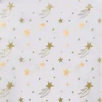 Бумага упаковочная тишью, новогодняя упаковка "Полет",50 х 66 см.