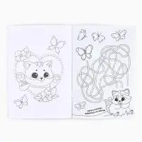 Блокнот раскраска А5, 8 страниц &laquo;Панда. 8 марта&raquo;