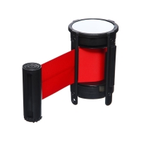 Кассета c вытяжной лентой - 180 см, высота - 11 см, ширина - 48 мм, красная