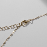 Кулон &laquo;Прелесть&raquo; заяц, цветной в золоте, 40 см