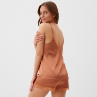 Пижама женская (майка и шорты) KAFTAN Terracotta р. 52-54 Пижама женская (майка и шорты) KAFTAN Terracotta р. 52-54