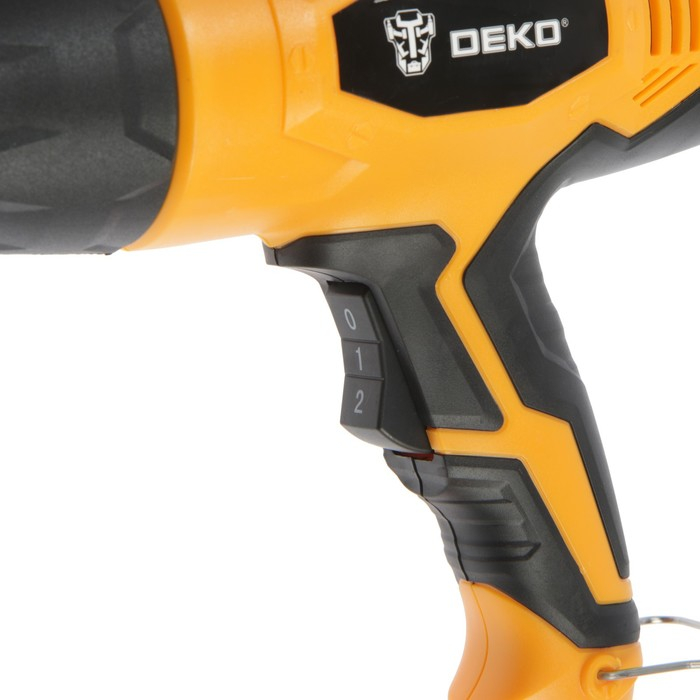 Фен технический DEKO HG2200W, 2200 Вт, 300/500 л/мин, 350/600 °С, 3 насадки Фен технический DEKO HG2200W, 2200 Вт, 300/500 л/мин, 350/600 °С, 3 насадки