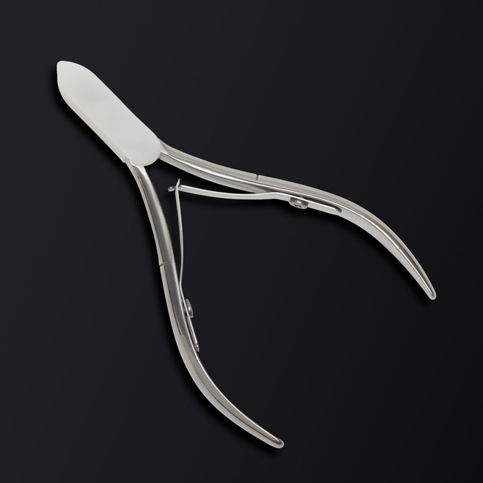 Кусачки маникюрные для кутикулы &laquo;Premium&raquo;, двойная пружина, 10,6 см, длина лезвия - 6 мм, на блистере, цвет серебристый