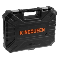 Набор инструментов автомобильный KINGQUEEN, WIB-202, 72 зуба, 1/2", 22 предмета Набор инструментов автомобильный KINGQUEEN, WIB-202, 72 зуба, 1/2", 22 предмета
