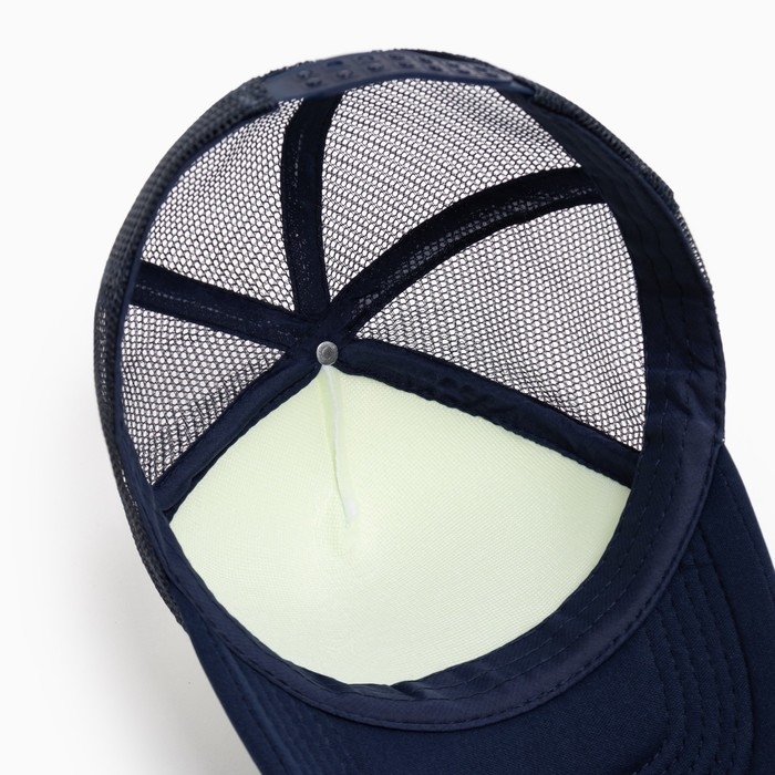 Бейсболка с сеткой MINAKU, цвет тёмно-синий, размер 56-58 Бейсболка с сеткой MINAKU, цвет тёмно-синий, размер 56-58