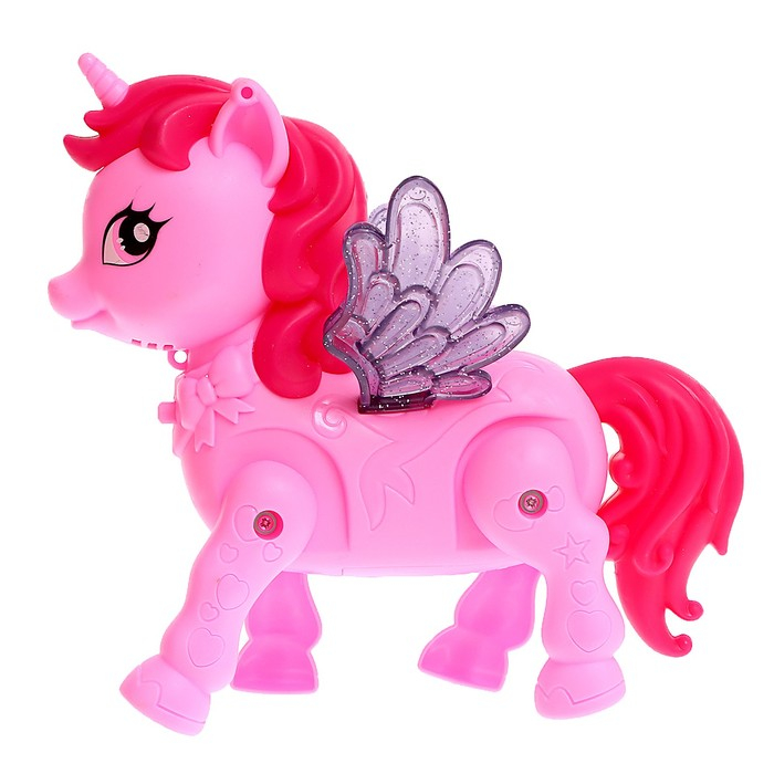 Музыкальная игрушка &laquo;Чудо мороженое: Единорог&raquo; ходит, звук, свет, с аксессуарами