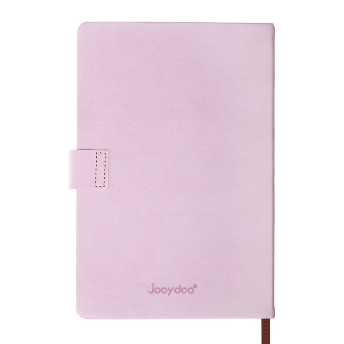 Ежедневник недатированный, А5, 140л, клетка, обл.кожзам, с хлястиком, Цветы, сиреневый