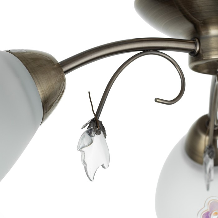 Люстра "Оливия" 3x40Вт E27 бронза 45х43х20 см