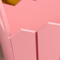 Кашпо деревянное 25×16×17 см "Мария", ручки боковые, МДФ, Розовый Коралл Кашпо деревянное 25×16×17 см "Мария", ручки боковые, МДФ, Розовый Коралл