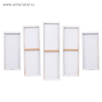 Модульная картина "Летний завтрак" (2-23х52; 2-24х70; 1-24х80) 120х80см