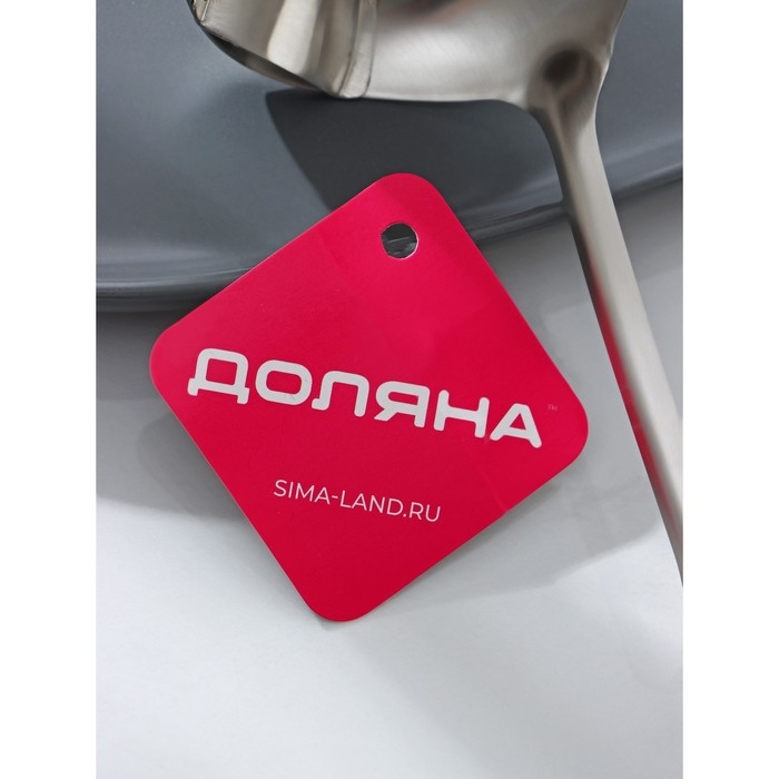 Половник из нержавеющей стали Доляна Bend, 30&times;9 см, цвет серебряный