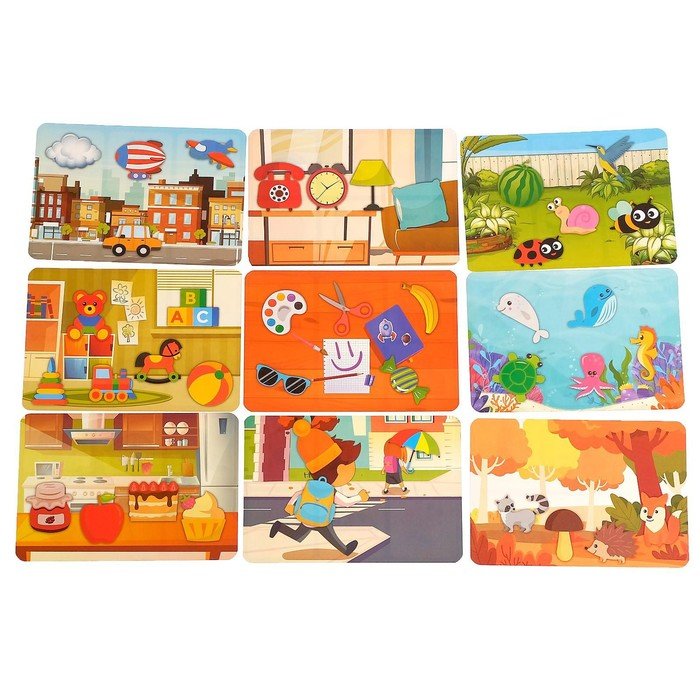 Настольная игра &laquo;Умное лото. Контуры&raquo;, 2 игрока, 3+