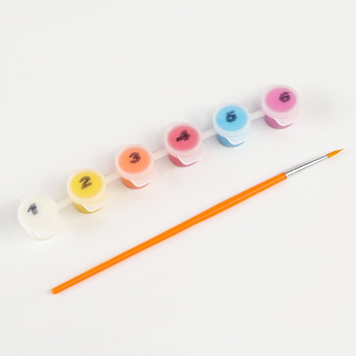 Картина по номерам на холсте с подрамником для детей &laquo;Аппетитный кусочек&raquo;, 17 х 17 см