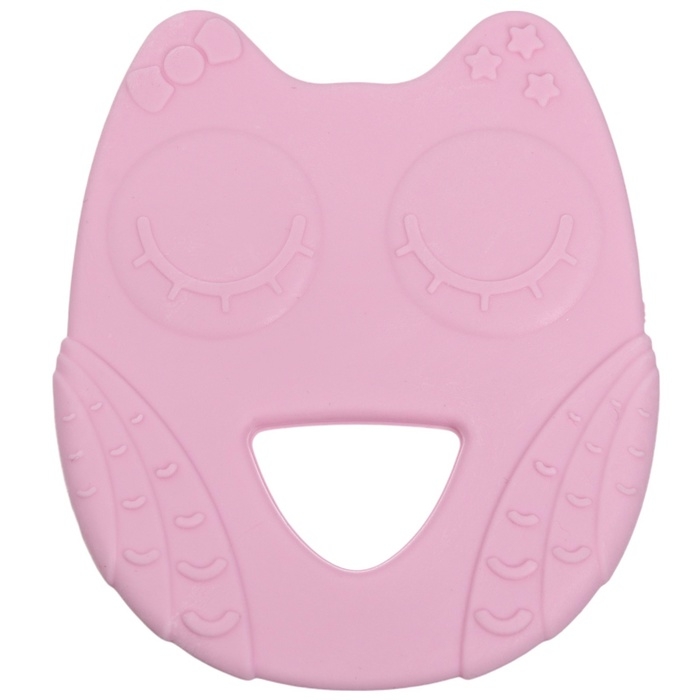 Набор прорезывателей силиконовых &laquo;Грызунки&raquo;, с погремушкой, 3 шт., Крошка Я