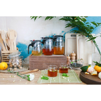 Чайник стеклянный заварочный Magistro &laquo;Мехико&raquo;, 350 мл, с металлическим ситом, пластиковая колба