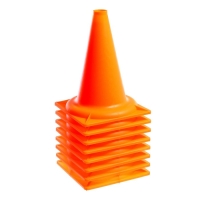 Конусы для эстафеты, неоновые, 8 штук Конусы для эстафеты, неоновые, 8 штук