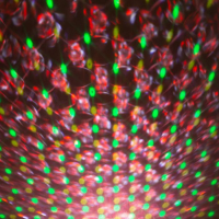 Световой прибор &laquo;Волны&raquo; 10.5 см, лазер, динамик, пульт ДУ, свечение мульти, 5 В