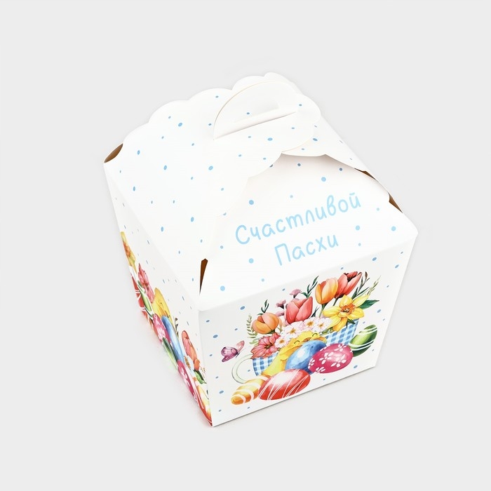 Коробка складная «Счастливой Пасхи», 17 х 17 х 26 см Коробка складная «Счастливой Пасхи», 17 х 17 х 26 см