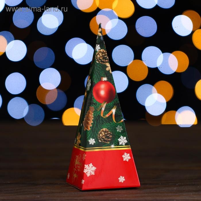 Новый год. Набор шоколадных конфет &laquo;Ёлочка&raquo;, зелёная, 105 г