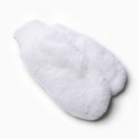 Варежки женские арт 313 цвет белый, р-р 18 Варежки женские арт 313 цвет белый, р-р 18