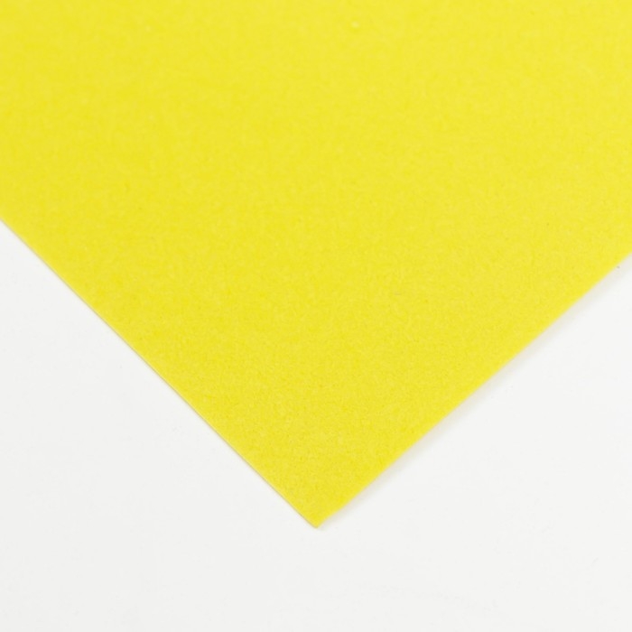 Фоамиран "Лимонный" 1 мм набор 10 листов 50х50 см