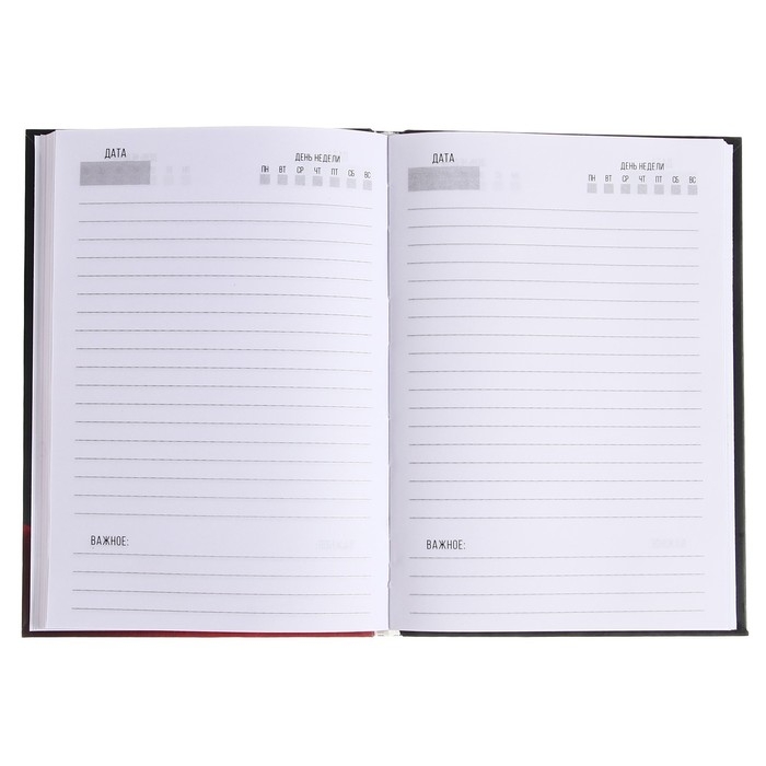 Ежедневник недатированный на сшивке А5 136 листов, интегральная обложка, матовая ламинация, выборочный лак "Пришел"