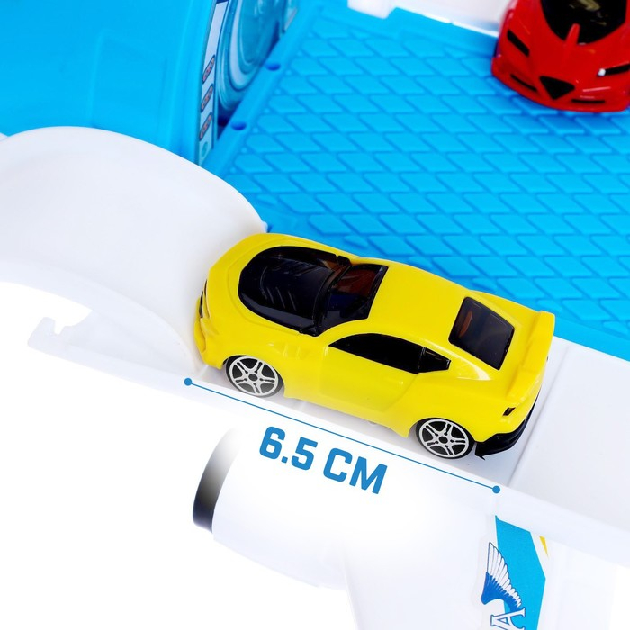 Самолёт - парковка &laquo;Авиабаза&raquo;, с 4 машинками и вертолётом