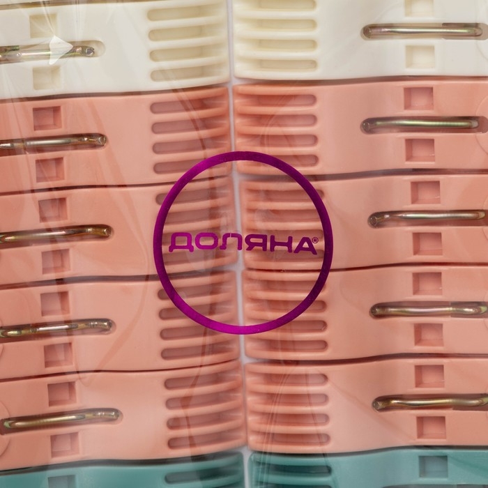 Прищепки бельевые Доляна, 24 шт, 7&times;1,5 см, ширина низа 4,5 см