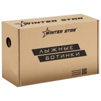 Ботинки лыжные детские Winter Star comfort kids, NNN, р. 31, цвет белый/голубой