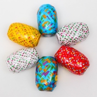 Лента упаковочная "С днём рождения" 0,5 см х 10 м, цвета МИКС