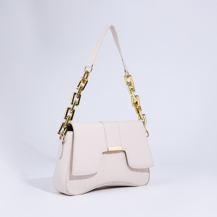 Сумка-мессенджер на магните, цвет молочный Сумка-мессенджер на магните, цвет молочный