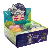 Антистресс сквиш мялка &laquo;Пёсик&raquo;, цвета МИКС, в шоубоксе