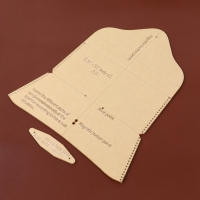 Набор лекал &laquo;Футляр для очков&raquo;, 17 &times; 8 &times; 0,5 см, 2 шт, акрил