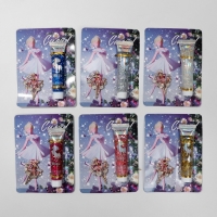 Набор 2 предмета: брошь, глиттер &laquo;Балерина&raquo;, цветной, глиттер - цвет МИКС