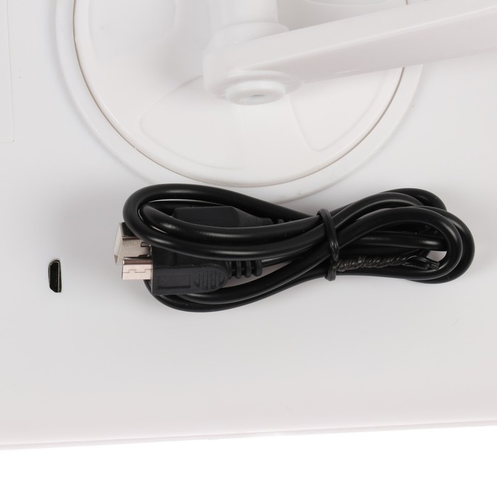 Зеркало Luazon KZ-07, подсветка, 30&times;18&times;7 см, 22 диода, 4хААА, (не в комплекте), белое