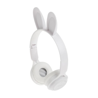Наушники беспроводные Y08R, накладные, детские, BT 5.1, подсветка, 400 мАч, белые Наушники беспроводные Y08R, накладные, детские, BT 5.1, подсветка, 400 мАч, белые