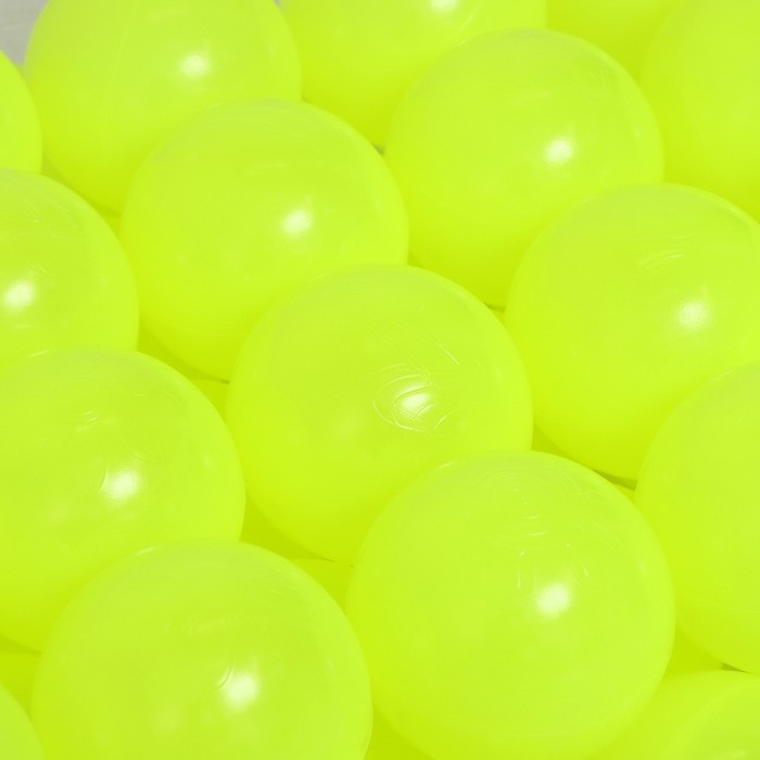 Набор шаров для бассейна 500 штук, цвет жёлтый, флуоресцентные, диаметр шара &mdash; 7,5 см