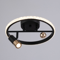 Люстра "Акрополь" 35Вт LED черный, золото 2700-6400k 30х30х15см Люстра "Акрополь" 35Вт LED черный, золото 2700-6400k 30х30х15см