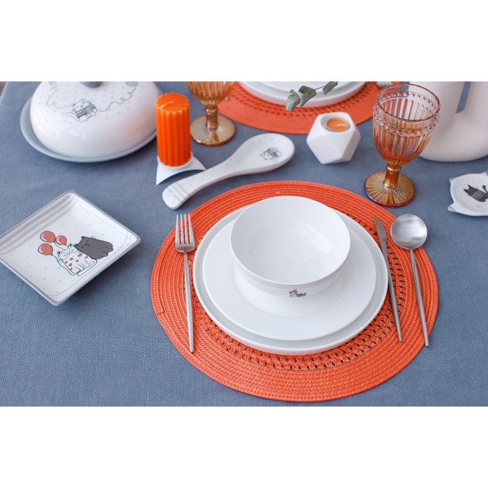 Столовые приборы из нержавеющей стали Magistro &laquo;Фолк&raquo;, 4 предмета, цвет серебряный