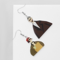 Серьги акрил &laquo;Леон&raquo;, цветные