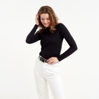 Лонгслив женский MINAKU: Basic line цвет черный, р-р 44 Лонгслив женский MINAKU: Basic line цвет черный, р-р 44