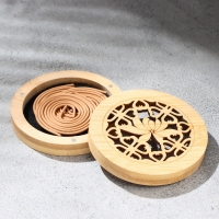 Набор благовоний с подставкой "Узор", бежевый Набор благовоний с подставкой "Узор", бежевый