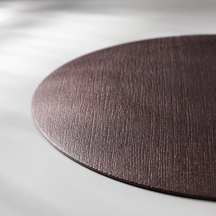 Тарелка подстановочная &laquo;Талисман&raquo;, d=32 см, цвет коричневый