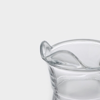 Кувшин Paşabah&ccedil;e Bistro, 1 л, стекло, белая крышка, прозрачный